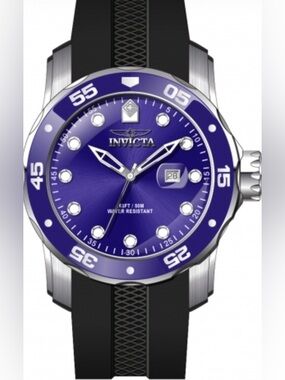 Invicta Men’s Blue Dive rubber  Watch